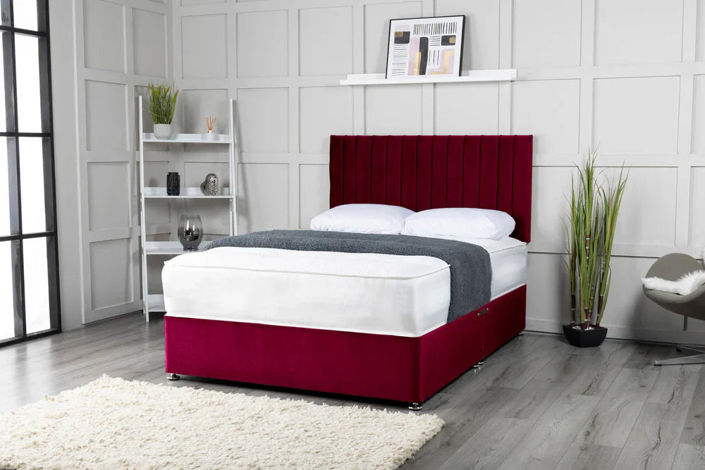 Pollo 14 Panel Premium Divan Bed Set with Plush Mattress