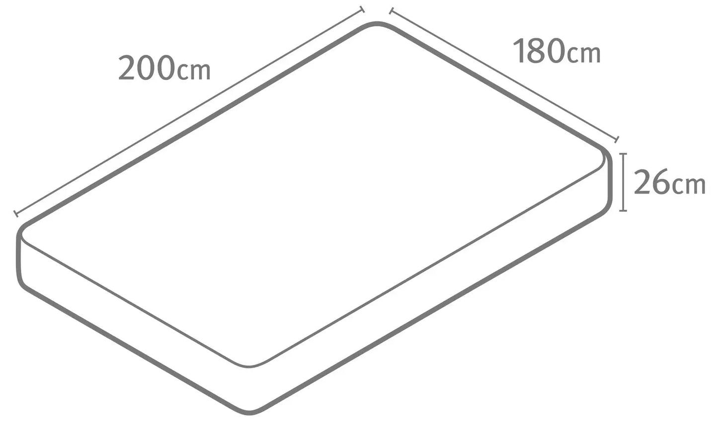 Ultimate Comfort Memory Foam Spring Mattress – Support & Softness Combined