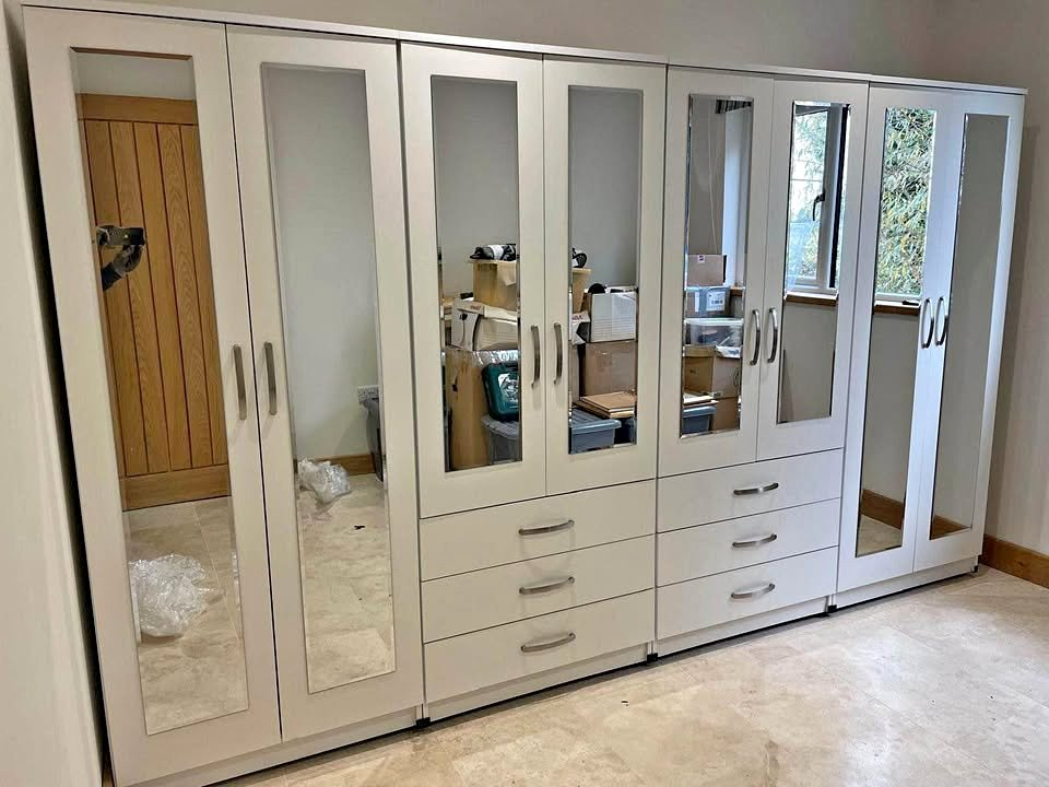8 door wardrobe