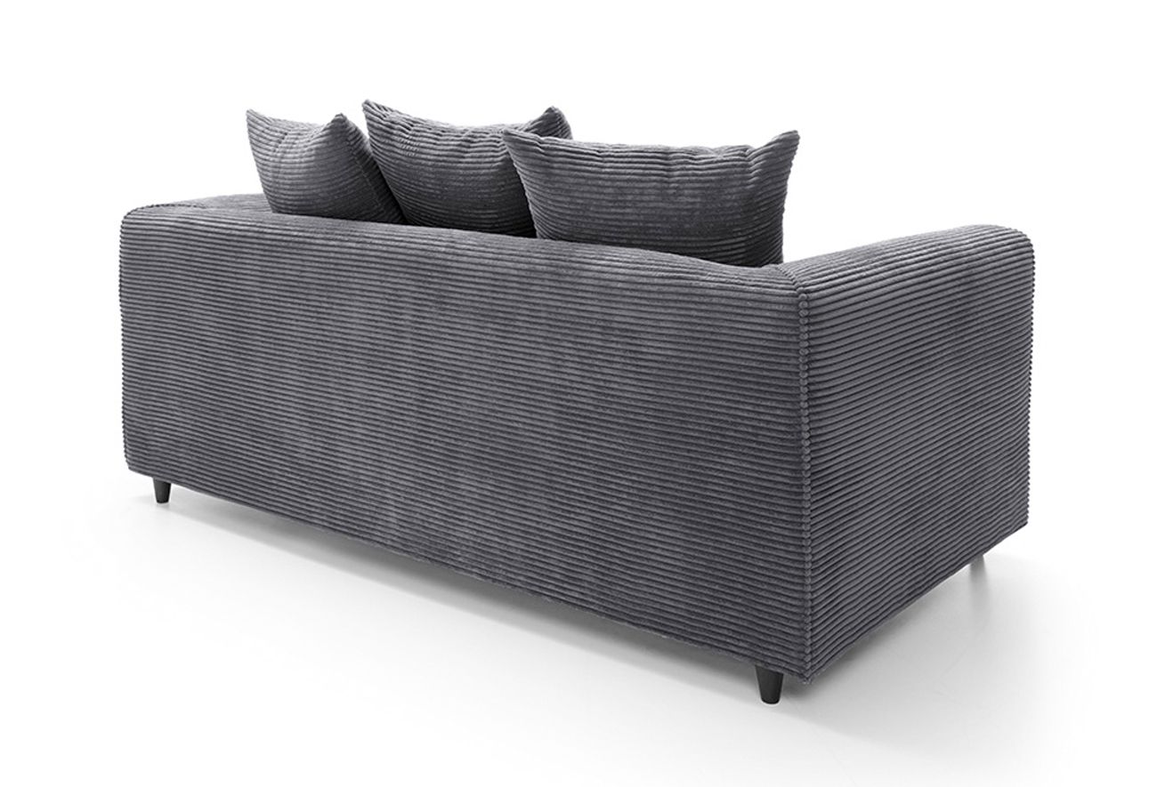 Dylan Luxe Stone Grey Velvet Corner Sofa