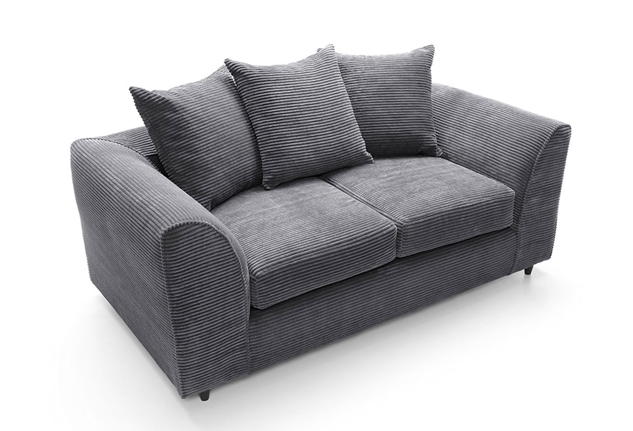 Dylan Luxe Stone Grey Velvet Corner Sofa