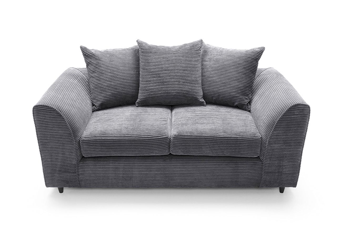 Dylan Luxe Stone Grey Velvet Corner Sofa