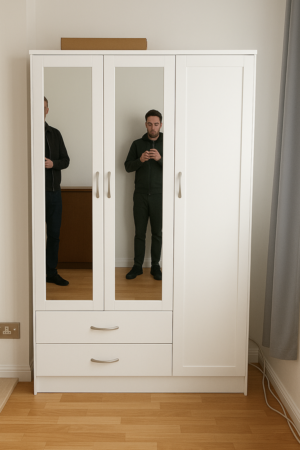 3 door wardrobe