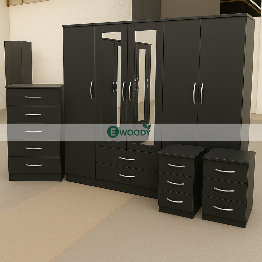 𝐌𝐨𝐝𝐞𝐫𝐧 𝐖𝐚𝐫𝐝𝐫𝐨𝐛𝐞 𝐒𝐞𝐭𝐬 – 𝟑, 𝟒, 𝟓 & 𝟔 𝐃𝐨𝐨𝐫 𝐎𝐩𝐭𝐢𝐨𝐧𝐬 | 𝐁𝐥𝐚𝐜𝐤, 𝐖𝐡𝐢𝐭𝐞, 𝐎𝐚𝐤 & 𝐌𝐨𝐫𝐞!