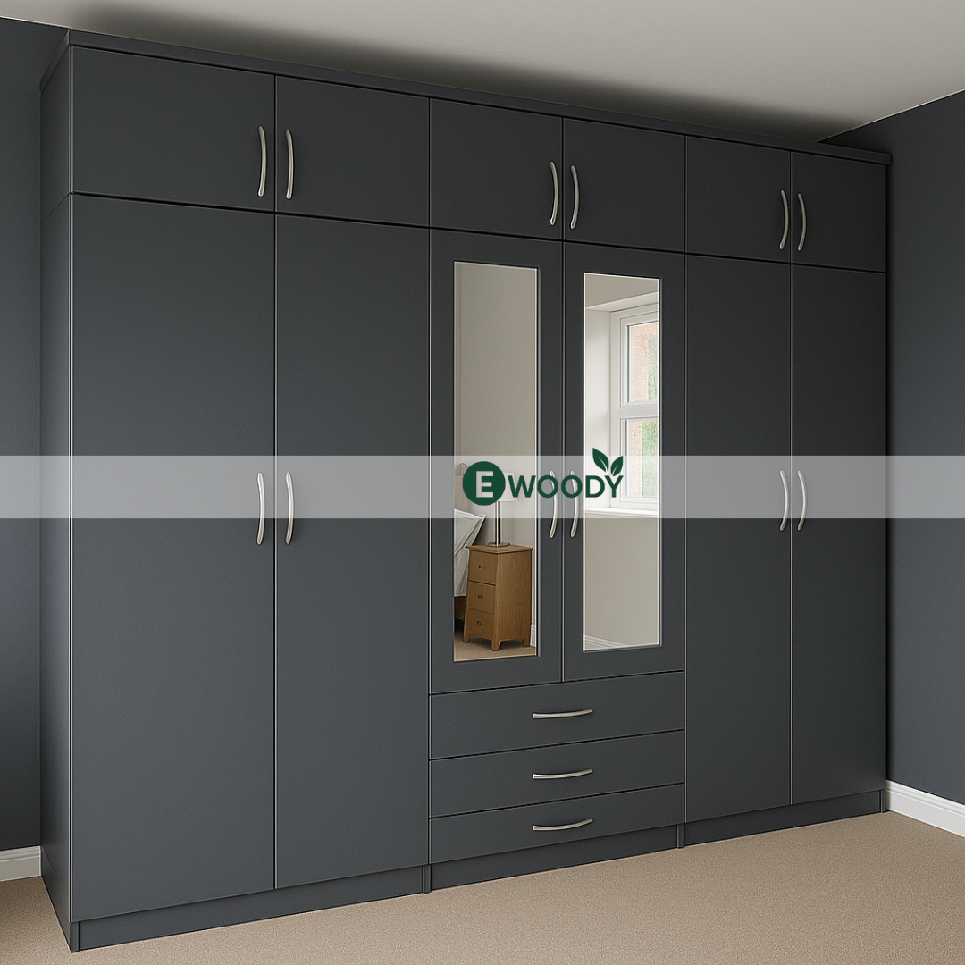 🏠 𝐌𝐨𝐝𝐞𝐫𝐧 𝟔-𝐃𝐨𝐨𝐫 𝐖𝐚𝐫𝐝𝐫𝐨𝐛𝐞 𝐰𝐢𝐭𝐡 𝐓𝐨𝐩𝐛𝐨𝐱 — 𝐄𝐱𝐭𝐫𝐚 𝐒𝐭𝐨𝐫𝐚𝐠𝐞, 𝐙𝐞𝐫𝐨 𝐂𝐥𝐮𝐭𝐭𝐞𝐫!