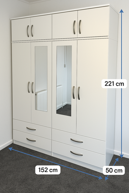 𝐏𝐫𝐞𝐦𝐢𝐮𝐦 𝟒 𝐃𝐨𝐨𝐫 𝐖𝐚𝐫𝐝𝐫𝐨𝐛𝐞 — 𝐀𝐬𝐬𝐞𝐦𝐛𝐥𝐞𝐝 & 𝐃𝐞𝐥𝐢𝐯𝐞𝐫𝐞𝐝 𝐅𝐫𝐞𝐞, 𝐍𝐨 𝐇𝐚𝐬𝐬𝐥𝐞!