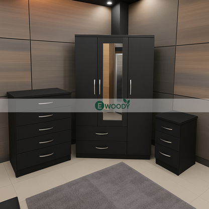 𝐌𝐨𝐝𝐞𝐫𝐧 𝐖𝐚𝐫𝐝𝐫𝐨𝐛𝐞 𝐒𝐞𝐭𝐬 – 𝟑, 𝟒, 𝟓 & 𝟔 𝐃𝐨𝐨𝐫 𝐎𝐩𝐭𝐢𝐨𝐧𝐬 | 𝐁𝐥𝐚𝐜𝐤, 𝐖𝐡𝐢𝐭𝐞, 𝐎𝐚𝐤 & 𝐌𝐨𝐫𝐞!