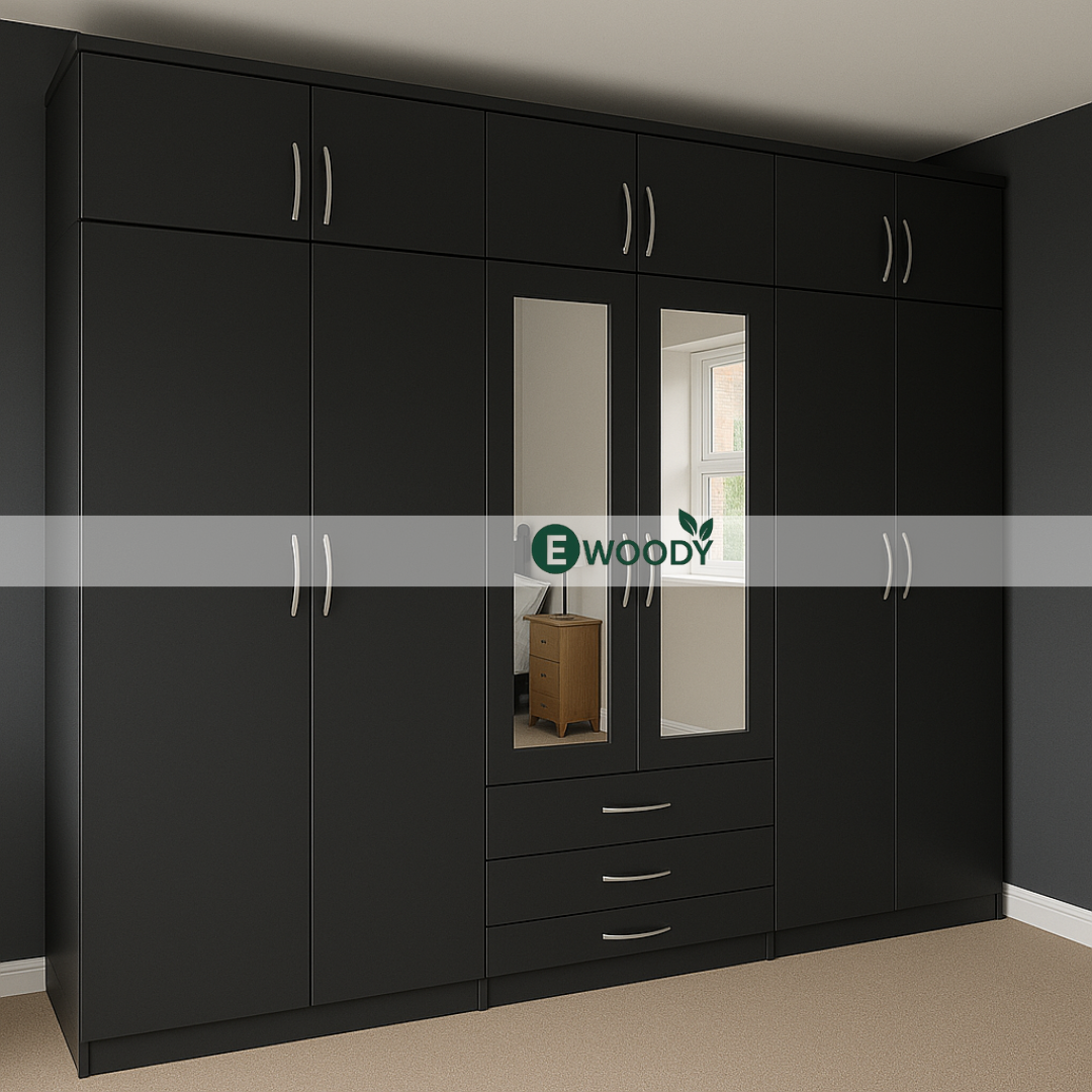 🏠 𝐌𝐨𝐝𝐞𝐫𝐧 𝟔-𝐃𝐨𝐨𝐫 𝐖𝐚𝐫𝐝𝐫𝐨𝐛𝐞 𝐰𝐢𝐭𝐡 𝐓𝐨𝐩𝐛𝐨𝐱 — 𝐄𝐱𝐭𝐫𝐚 𝐒𝐭𝐨𝐫𝐚𝐠𝐞, 𝐙𝐞𝐫𝐨 𝐂𝐥𝐮𝐭𝐭𝐞𝐫!
