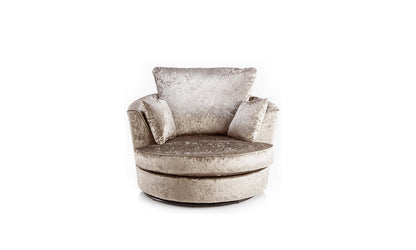 Dylan Luxe Crushed Velvet Sofa – Left and Right Hand, Mink