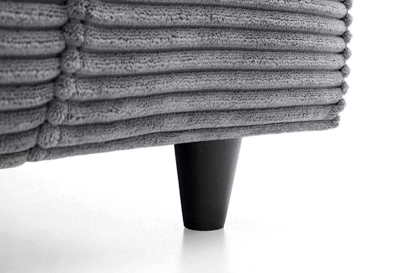 Dylan Luxe Stone Grey Velvet Corner Sofa
